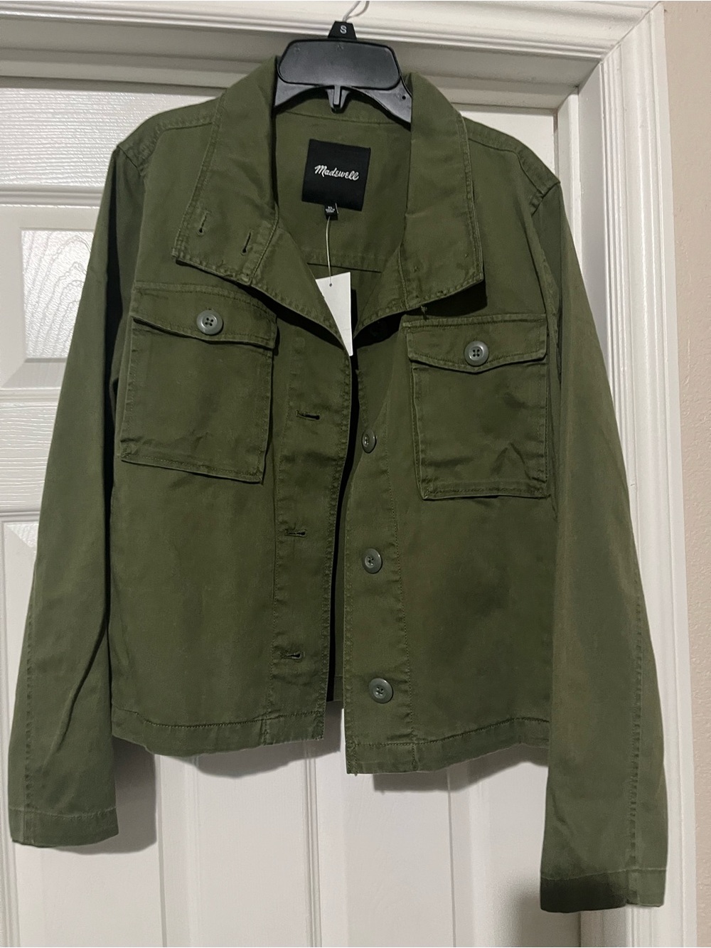 NWT Madewell Olive Green Utility Jacket